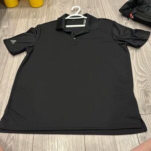 Adidas Black Golf Shirt